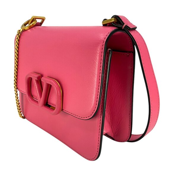 VALENTINO Calfskin Leather VSLING Small Shoulder Bag - Picture 3 of 8